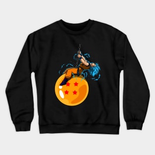 Wrecking Ball Video Funny Anime Manga Warrior Parody Crewneck Sweatshirt